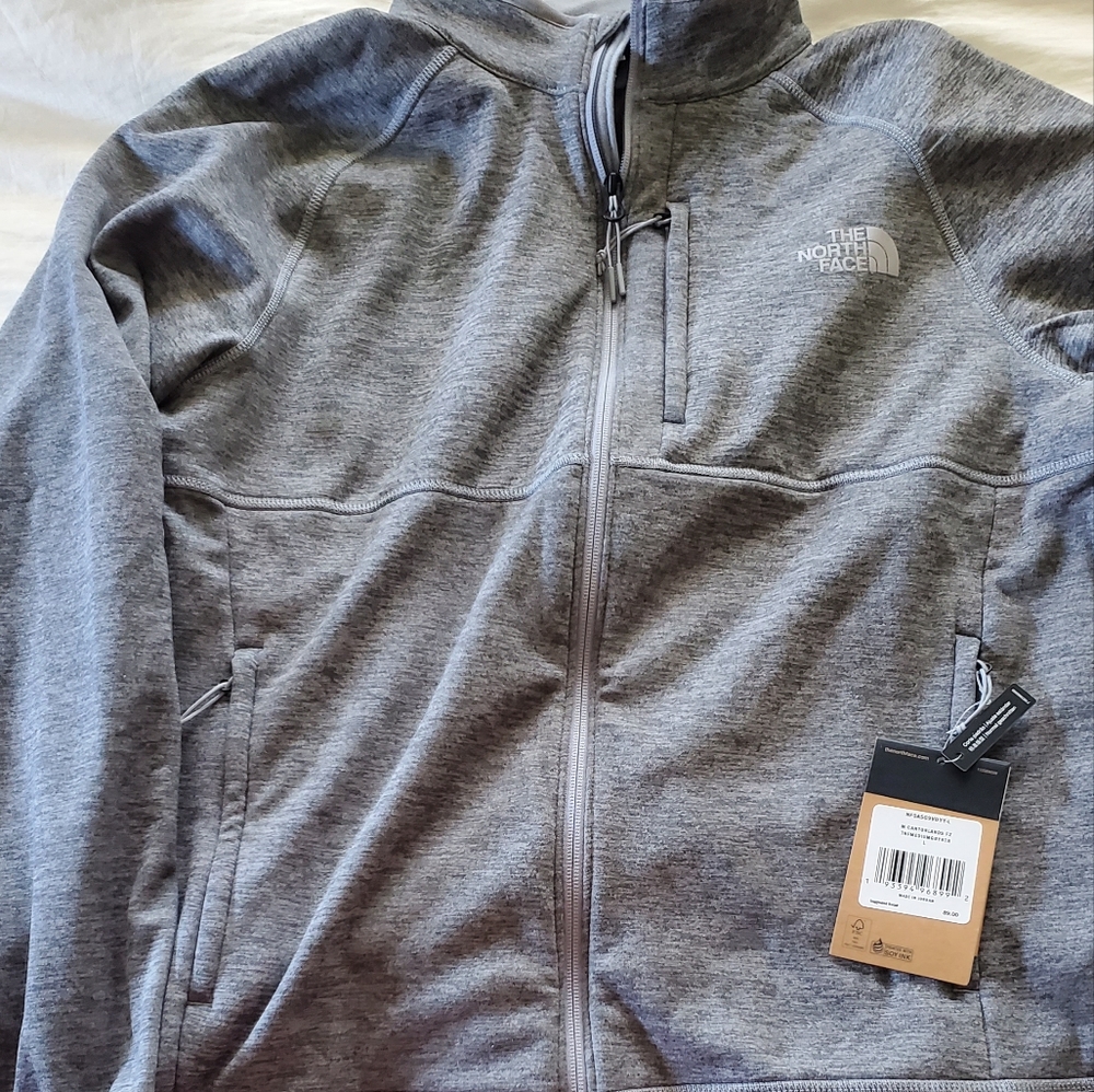 North Face zip up Mens Large